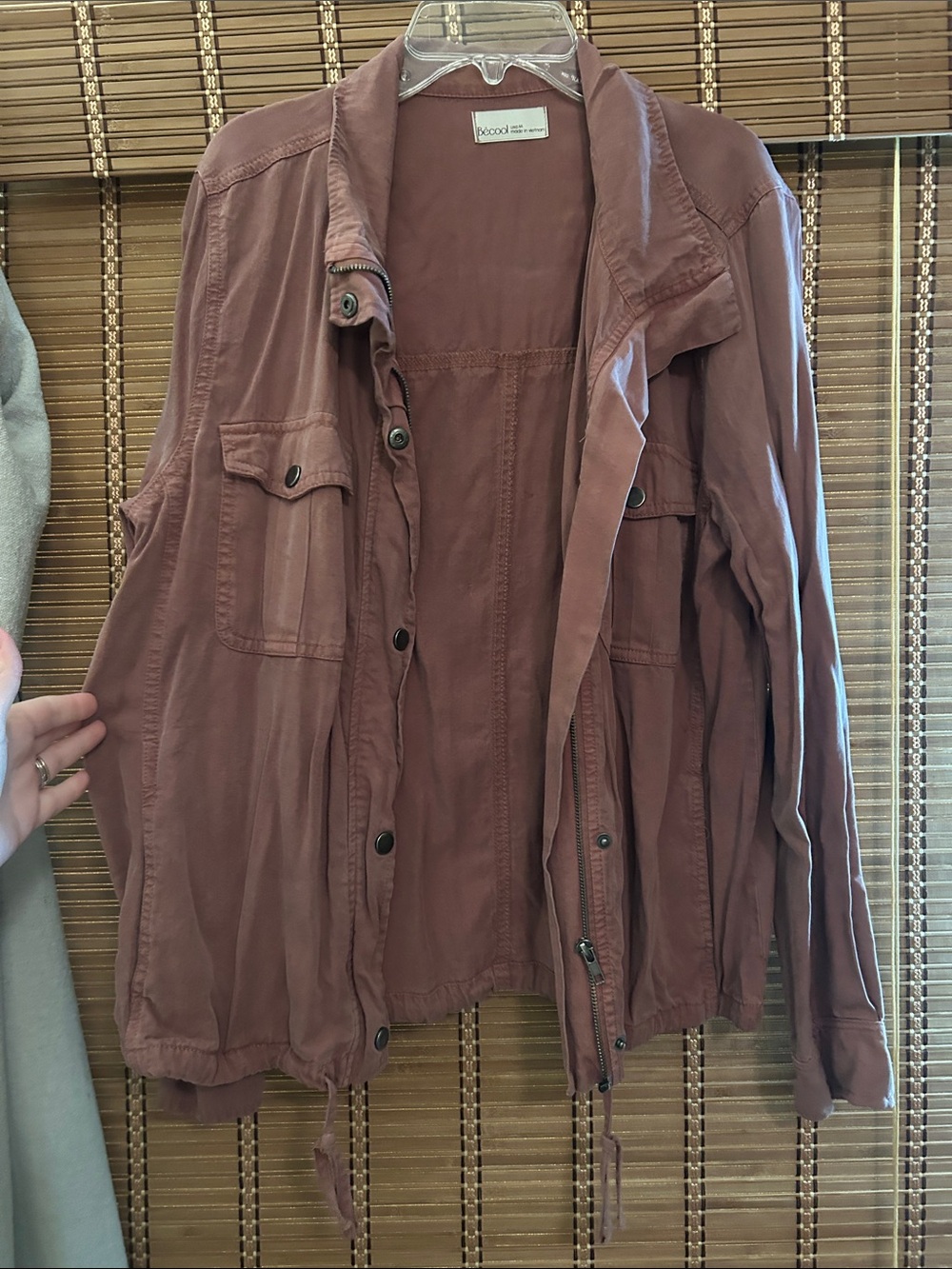 BE COOL Mauve Utility Jacket